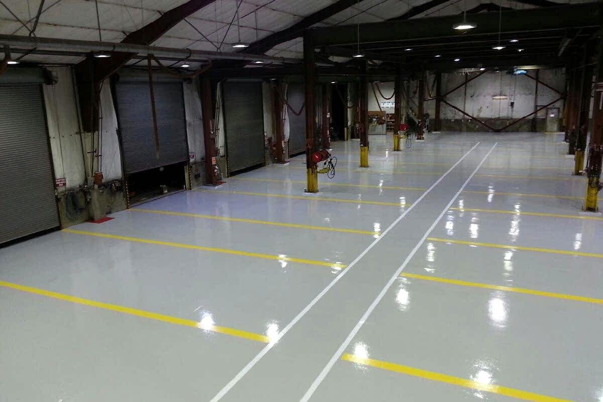 Fabrika zeminlerini epoksi kaplama